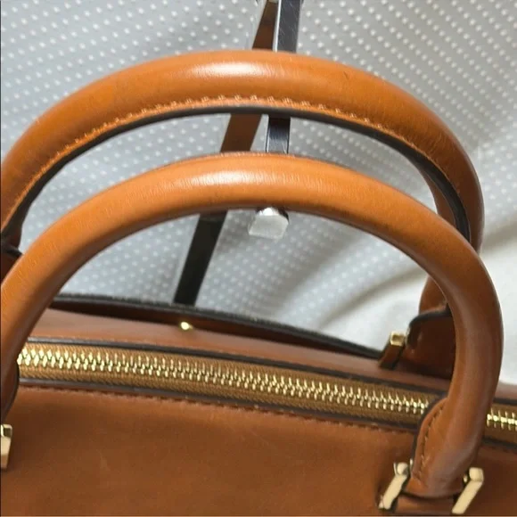 EUC Michael Kors Signature Hudson Large Satchel Shoulder Bag w/crossbody strap